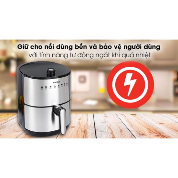 An toàn nồi chiên không dầu Hafele 3.2 lít AF-68A 535.43.710 An toàn nồi chiên không dầu Hafele 3.2 lít AF-68A 535.43.710