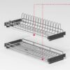 Giá bát cố định Hafele Oria 544.07.016 900mm 2 Giá bát cố định Hafele Oria 544.07.016 900mm