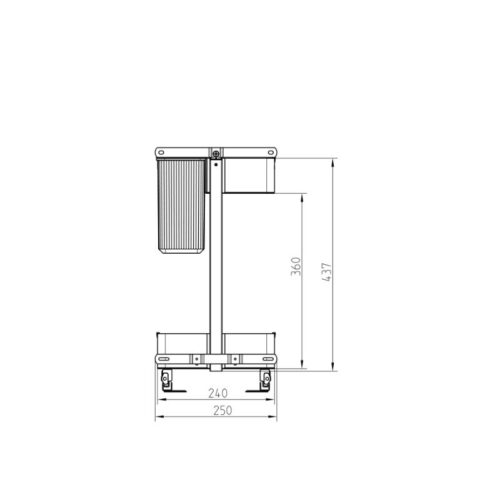 Lắp đặt kệ đựng gia vị Hafele 545.14.301