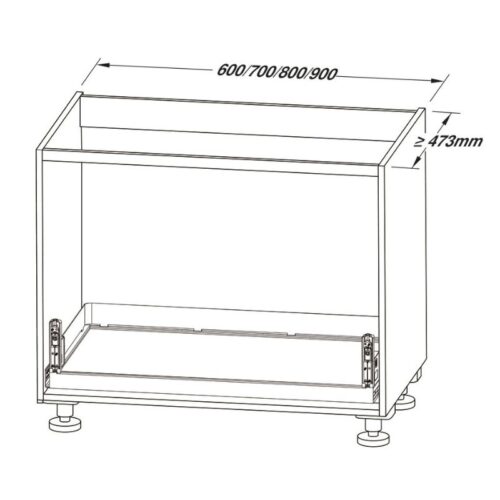 Size rổ đựng xoong nồi Hafele 545.14.306