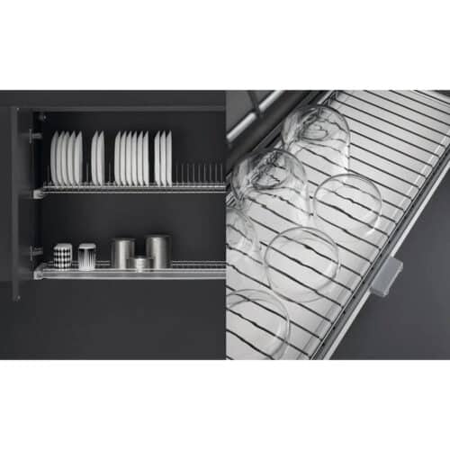 Ảnh thực tế khay up chén đĩa Hafele 544.01.027 inox, 564x263mm