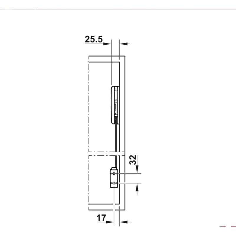 Lắp đặt bộ tay nâng FREE FOLD SHORT Hafele 493.05.739, xám Lắp đặt bộ tay nâng FREE FOLD SHORT Hafele 493.05.739, xám