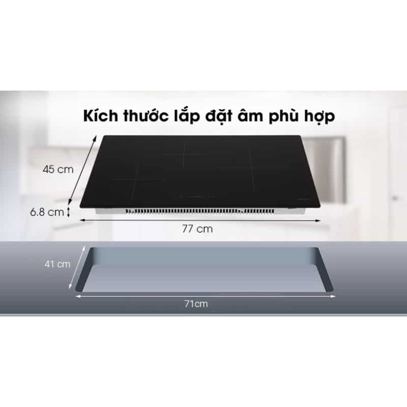 Lắp đặt Bếp từ 3 vùng nấu Hafele HC-I773D 536.01.905 Lắp đặt Bếp từ 3 vùng nấu Hafele HC-I773D 536.01.905
