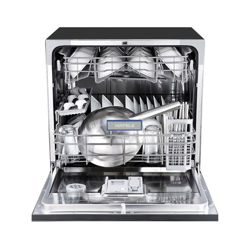 Bên trong máy rửa bát để bàn Hafele HDW-T5551B 538.21.340 Bên trong máy rửa bát Hafele 538.21.340