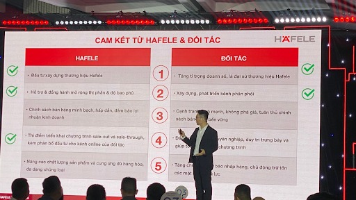 Cam kết từ Hafele và đối tác Cam kết từ Hafele và đối tác