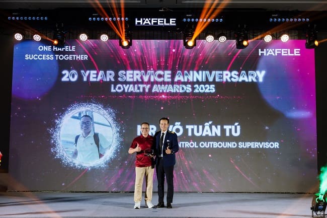 COMPANY TRIP 2026 – HÀNH TRÌNH KẾT NỐI SỨC MẠNH “ONE HÄFELE. SUCCESS TOGETHER.” 5 Häfele Việt Nam tri ân và vinh danh các cá nhân tập thể xuất sắc
