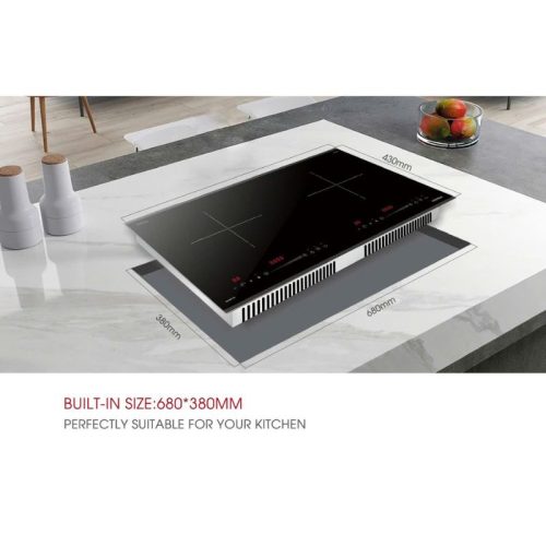 Bếp từ Hafele 536.61.365 5 Mặt kính bếp từ Hafele 536.61.365