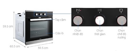 Điều khiển Lò nướng Hafele HO-K60B 