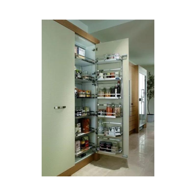 Bộ kệ đựng thực phẩm 6 tầng 450/1700mm TANDEM Hafele 545.94.612 Bộ kệ đựng thực phẩm 6 tầng 450/1700mm TANDEM Hafele 545.94.612