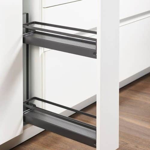 Lắp đặt bộ rổ kéo cho tủ bếp dưới Hafele 549.24.620