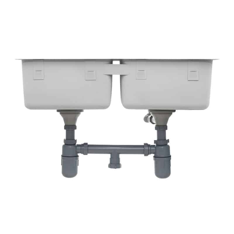 Mặt dưới Chậu rửa chén bát Hafele HS S7744 567.23.020 Chậu rửa chén bát Hafele HS S7744 567.23.020