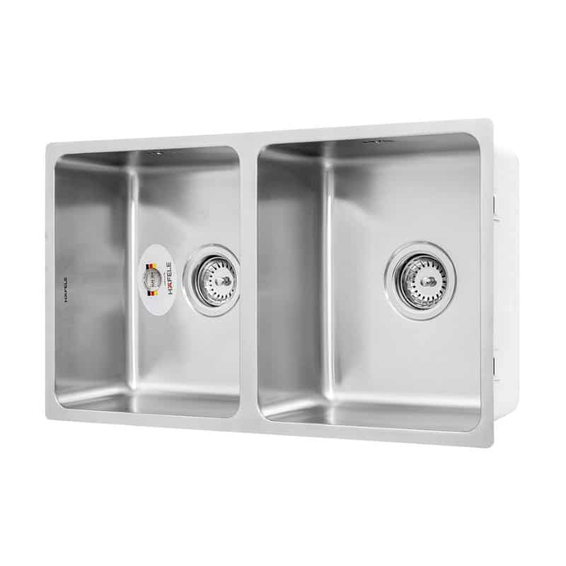 Mặt nghiêng Chậu rửa chén bát Hafele HS S7744 567.23.020 Chậu rửa chén bát Hafele HS S7744 567.23.020