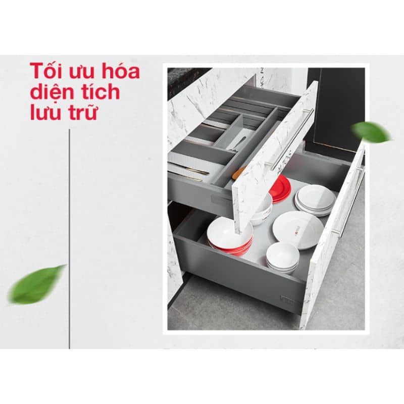 Ảnh thực tế ray hộp Alto-S chiều cao 120mm Hafele 552.35.375 Ảnh thực tế ray hộp Alto-S chiều cao 120mm Hafele 552.35.375