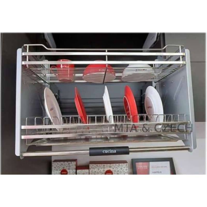 Ảnh thực tế bộ rổ bát đĩa Hafele Lento 504.76.012 800mm Ảnh thực tế bộ rổ bát đĩa Hafele Lento 504.76.012 800mm