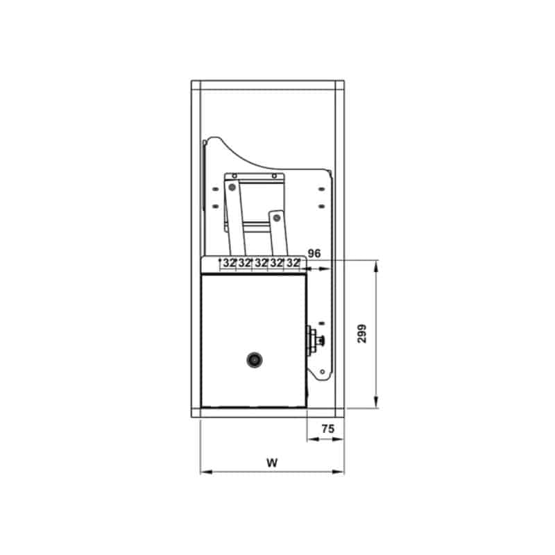 Bộ rổ bát đĩa Hafele Lento 504.76.013 900mm Bộ rổ bát đĩa Hafele Lento 504.76.013 900mm