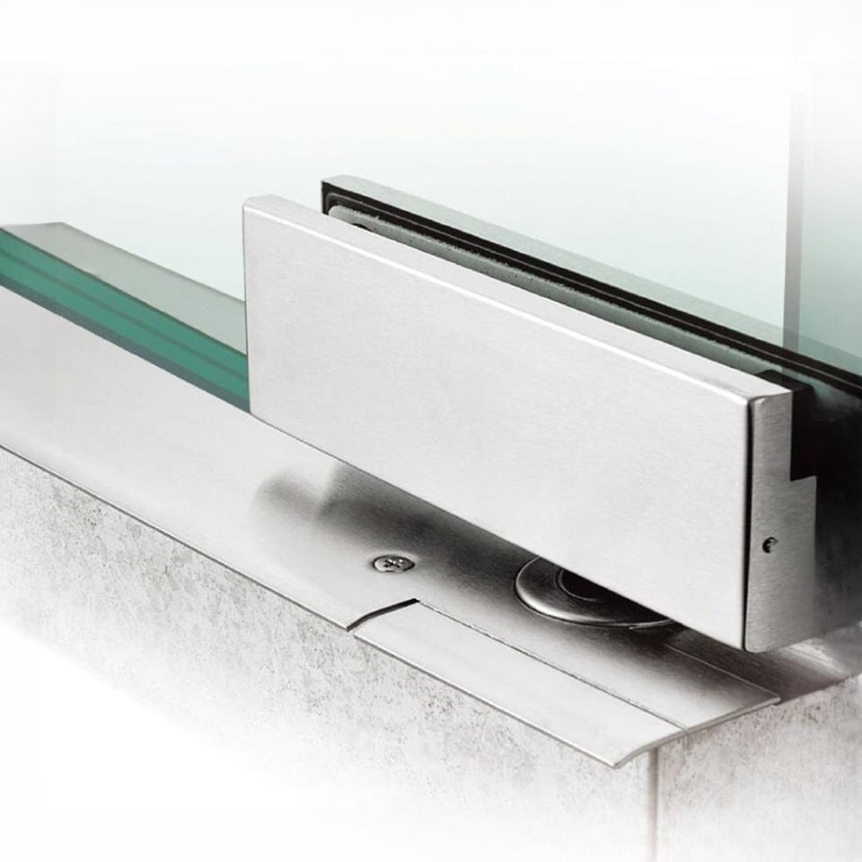 Ảnh Kẹp kính dưới inox bóng Hafele 981.00.654 Ảnh Kẹp kính dưới inox bóng Hafele 981.00.654