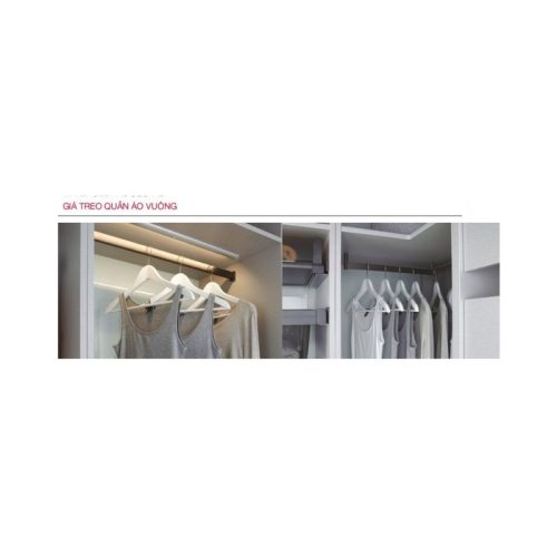 Ảnh thục tế của giá treo quần áo vuông Hafele 804.21.103