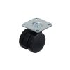Bánh xe đôi 60mm chụ tải 55kg Hafele 660.10.321 2 Bánh xe đôi 60mm chụ tải 55kg Hafele 660.10.321