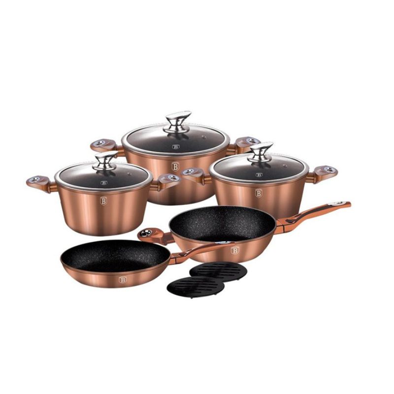Bộ nồi 10 món Hafele 532.08.002 màu đồng Bộ nồi 10 món Hafele 532.08.002 màu đồng