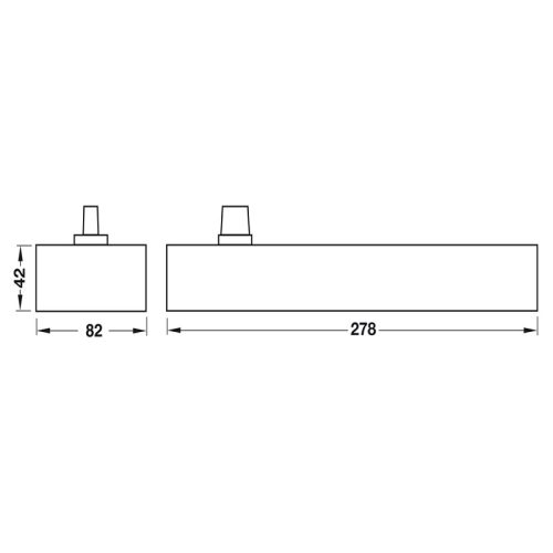 Kích thước Bản lề sàn TS 500NV 150Kg Hafele 932.10.050