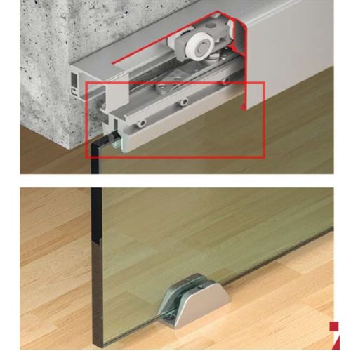 Bộ kẹp kính Hafele 940.43.400 2 anh bo kep kinh hafele 940 43 400