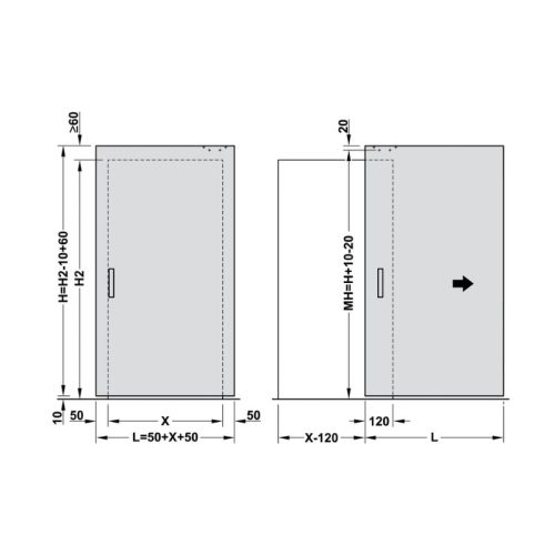 Phụ kiện cửa trượt Slido Design 80-M Hafele 940.59.008 5 mo ta phu kien cua truot slido design 80 m hafele 940 59 008