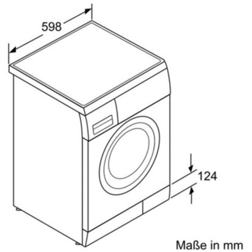 Máy giặt Bosch WAE16060SG 4 Kích thước máy giặt Bosch WAE16060SG