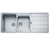Chậu rửa Franke loại đôi HDX 624 REV 101.0393.998 1 franke hdx 624 rev