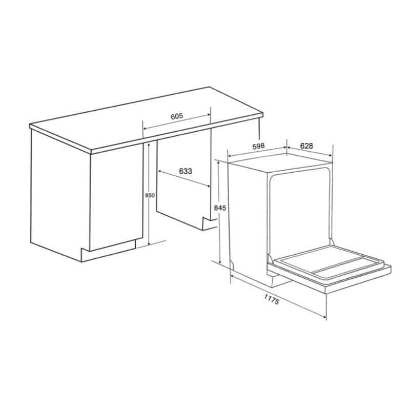 Lắp đặt Máy rửa bát Spelier SP 15 DW-S/HA Lắp đặt Máy rửa bát Spelier SP 15 DW-S/HA