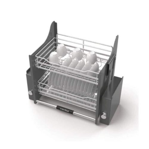 Giá bát nâng hạ kèm ống đựng đũa Hafele 504.76.142 3 Ảnh Giá bát nâng hạ kèm ống đựng đũa Hafele 504.76.142