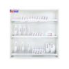 Giá bát cố định 3 tầng cao cấp, Inox mờ Kit Plus DK12B VIP.90