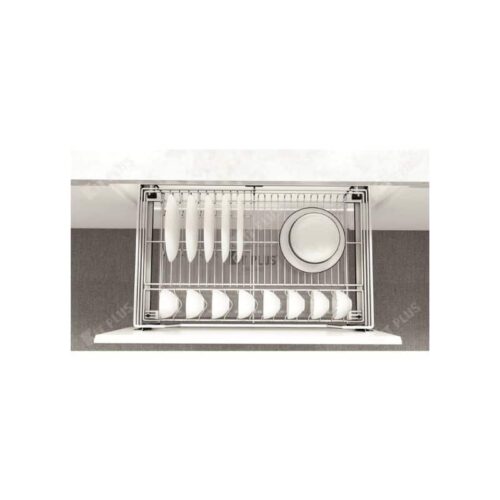 Giá xoong nồi, bát đĩa đa năng nan tròn Inox Kit Plus DM60S