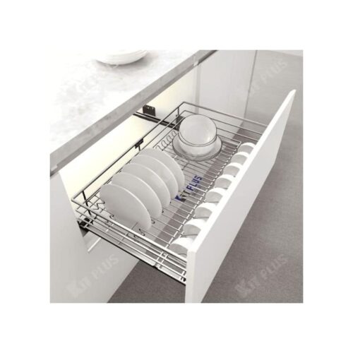 Giá xoong nồi, bát đĩa đa năng nan tròn Inox mờ Kit Plus DM80S 3 Giá xoong nồi, bát đĩa đa năng nan tròn Inox mờ Kit Plus DM80S