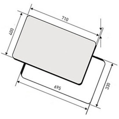Bếp từ Elica 4 vùng nấu LIEN 604 PLUS BL PRD220114 5 Kích thước bếp từ Elica 4 vùng nấu LIEN 604 PLUS BL PRD220114