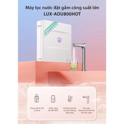 anh thuc te may loc nuoc dat gam a. o. smith ross lux aou800hot new