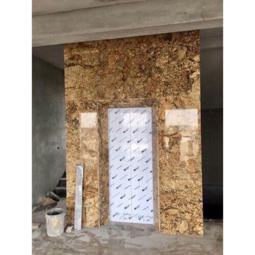 Đá ốp thang máy Solarius 4 Hình ảnh đá ốp thang máy Solarius