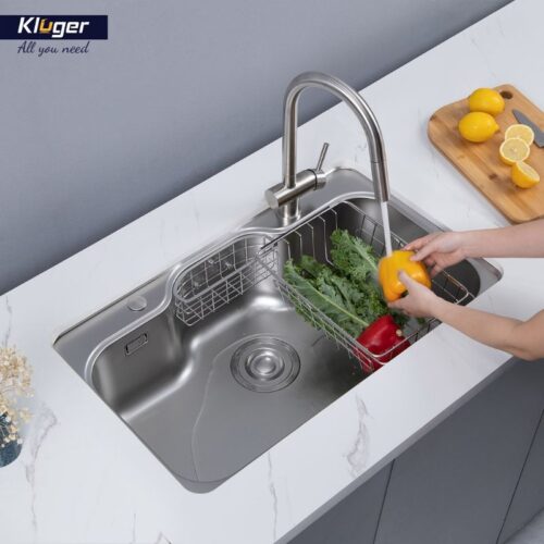 Ảnh chậu rửa bát 1 hố Kluger KW8151FS-S80