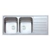 Chậu rửa bát inox 2 hố Konox KS11650 1D – Bàn phải