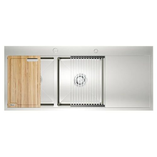 Chậu rửa bát Konox Workstation – Topmount KN11650TD Bàn phải