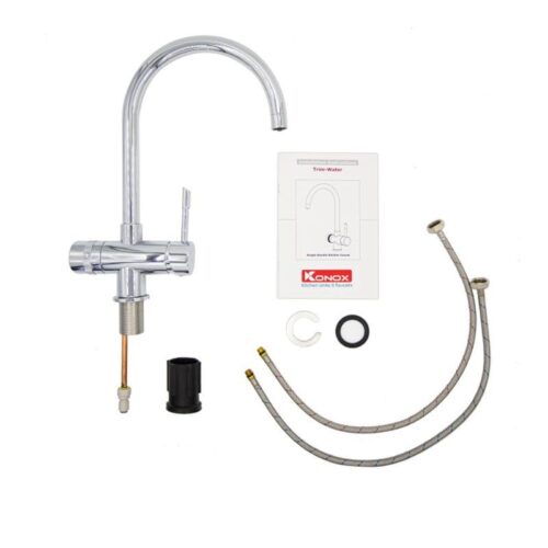 Chi tiết vòi rửa bát ba đường nước Trim-Water Chrome