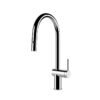 Vòi rửa bát nóng lạnh Konox Resta Chrome có dây rút 1 Vòi rửa bát nóng lạnh Konox Resta Chrome có dây rút