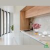 Mẫu tủ bếp Inox cánh Acrylic CA12 - Tủ bếp chữ I, hiện đại 1 Mẫu tủ bếp Inox cánh Acrylic CA12 - Tủ bếp chữ I, hiện đại