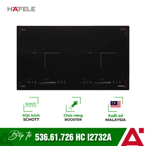 Bếp từ 2 vùng nấu Hafele HC-I2732A 536.61.726