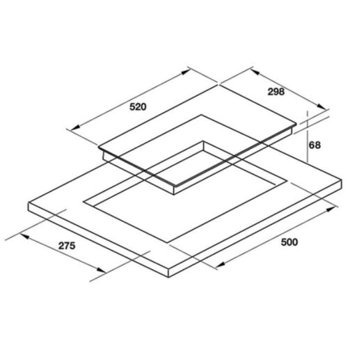 Bếp từ Hafele HC - I302B 536.01.670 3 Kich thuoc bep tu hafele hc i302b 536 01 670