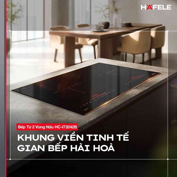 Bếp từ Hafele HC-I73242B 536.61.857 6 Bếp Từ 2 Vùng Nấu Hafele HC-I73242B 536.61.857