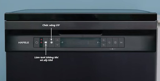 Máy rửa bát độc lập Hafele HDW-F6051S 538.21.370 11 Chức năng UV máy rửa bát độc lập Hafele HDW-F6051S 538.21.370