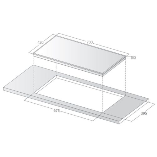 Bếp điện từ đôi Lorca TA 1006EC PLus 4 kich thuoc bep dien tu doi lorca ta 1006ec plus
