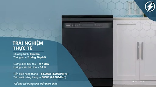 Máy rửa bát độc lập Hafele HDW-F6051S 538.21.370 13 Trải nghiệm thực tế máy rửa bát độc lập Hafele HDW-F6051S 538.21.370