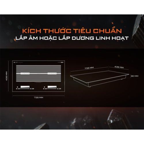 Bếp từ Junger CEJ-222-INVERTER 6 kich thuoc bep tu junger cej 222 inverter