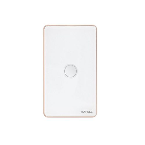 Công tắc ZB 1GUS 10A trắng L Hafele HSL-LS1G01W 820.71.003